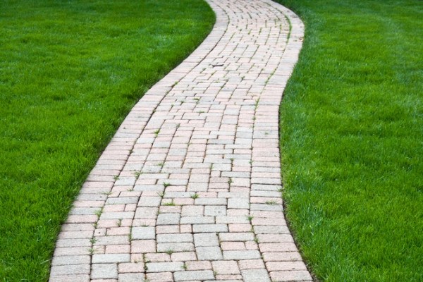 Pose de pavé près du Quesnoy